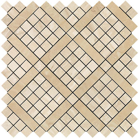 мозаика(м2), Marvel Trav.Alabastrino Diagonal Mosaic, 30,5x30,5