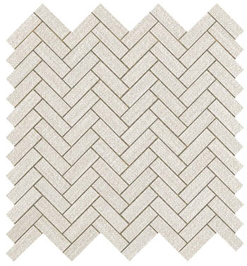 ROOM WHITE HERRINGBONE WALL