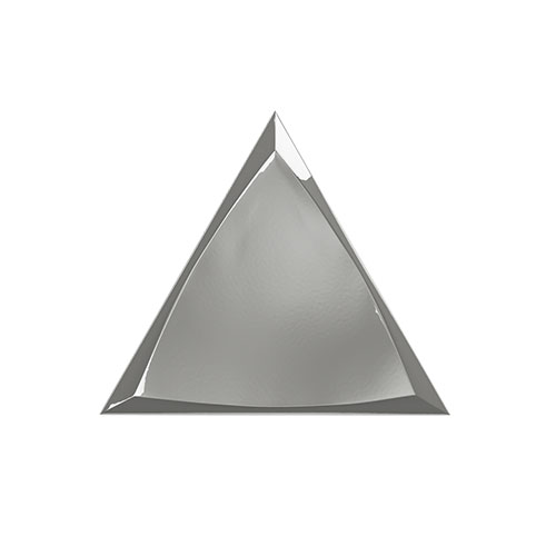 Evoke Traingle Channel Silver Glossy