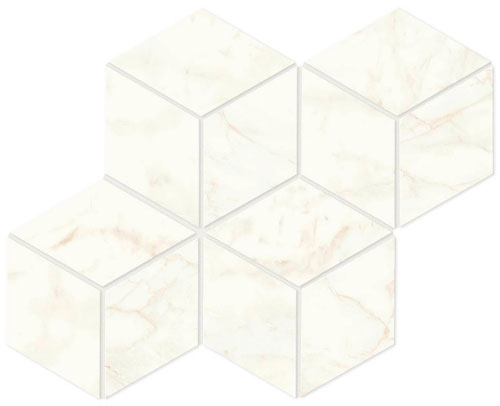 Marvel Shine Calacatta Delicato Mosaico Esagono Matt
