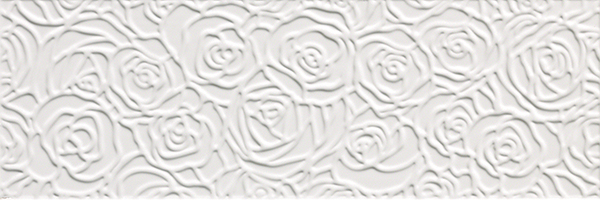 декор (мм), Sole Rose Bianco, 25x75