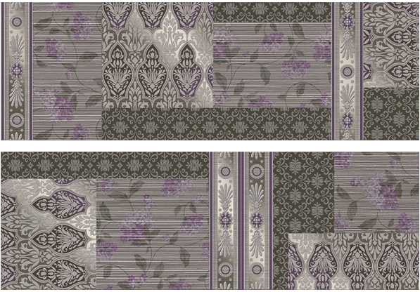 декор, Decor Patchwork Grafito (set2), 2x30x90