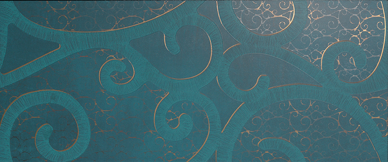 декор, Aqua Boucle Oro Dec., 30,5x72,5