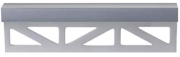 бордюр, B73122003 Pro-part Aluminium Anodizado 11 mm plata, 1,25x250