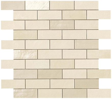 декор (мм), Ewall White MiniBrick, 30,5x30,5