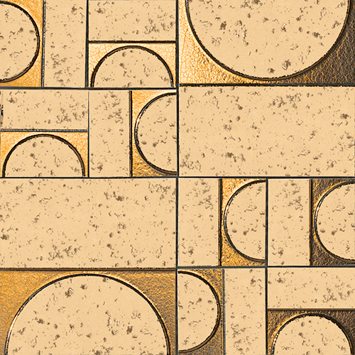 мозаика, EVOQUE  SIGILLO ORO INSERTO MOSAICO, 30,5X30,5