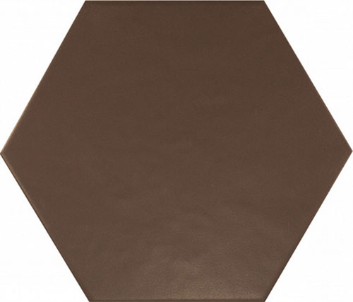 Hexatile Marron Mate