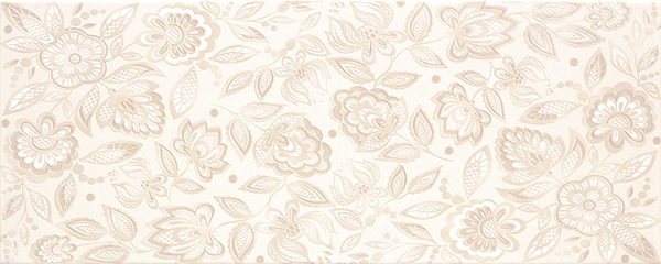 плитка, Aria Flowers Beige, 20,2x50,4